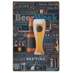 vintage brewery plate