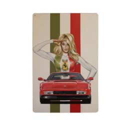 vintage ferrari plate