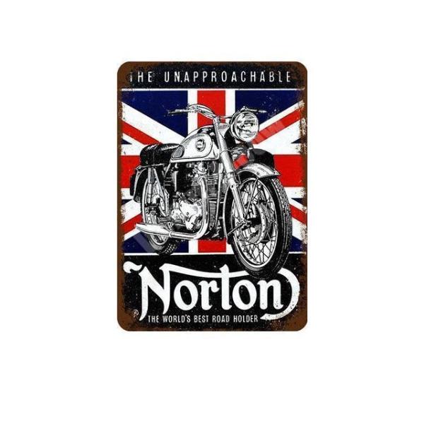vintage norton plate vintage norton plate