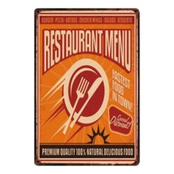 vintage restaurant plate
