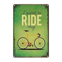 vintage bike plate