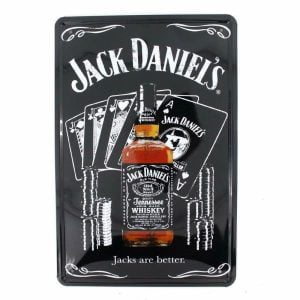 metal plate jack daniels