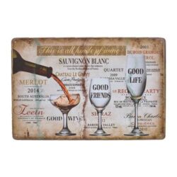metal wine plate