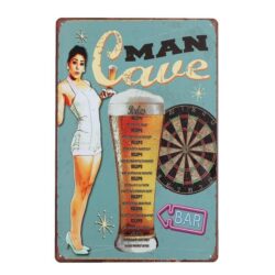 enameled beer plate