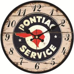 pontiac clock vintage