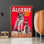 poster algeria vintage