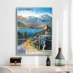poster lake dannecy