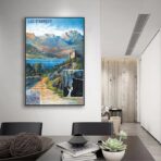 poster lake dannecy