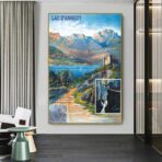 poster lake dannecy