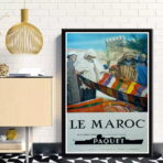 poster morocco vintage