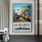 poster morocco vintage