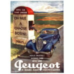 vintage peugeot poster 4
