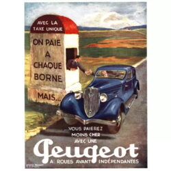 vintage peugeot poster 4