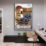 vintage peugeot poster 4