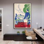 vintage poster grenoble 5