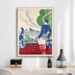 vintage poster grenoble 5