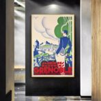 vintage poster grenoble 5