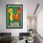 vintage kok poster