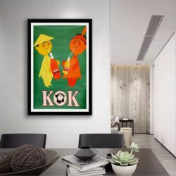 vintage kok poster