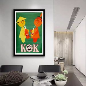 vintage kok poster