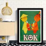 vintage kok poster