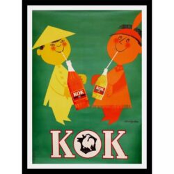 vintage kok poster