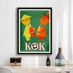 vintage kok poster