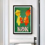 vintage kok poster