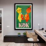 vintage kok poster