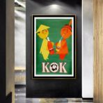 vintage kok poster