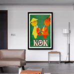 vintage kok poster