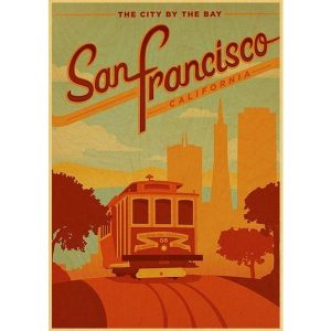 vintage san francisco poster