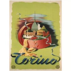 vintage poster torino