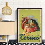 vintage poster torino