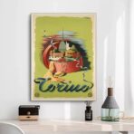 vintage poster torino