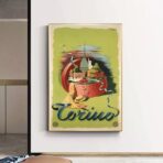vintage poster torino