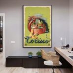 vintage poster torino