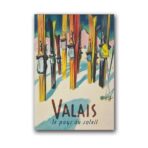 vintage poster valais