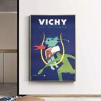 vintage gingham poster