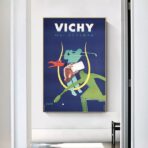 vintage gingham poster