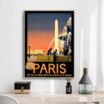poster vintage city paris