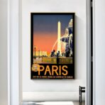 poster vintage city paris