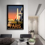 poster vintage city paris