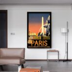 poster vintage city paris
