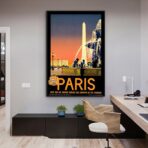 poster vintage city paris