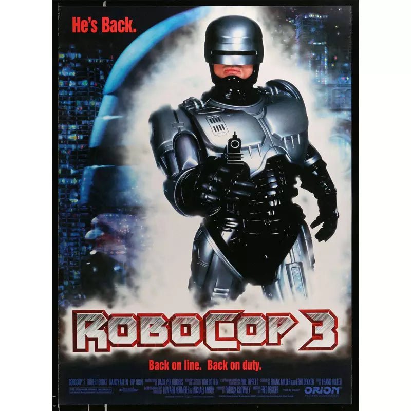 vintage poster robocop 3 vintage poster robocop 3