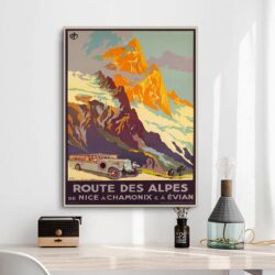 route des alpes poster