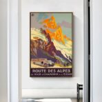 route des alpes poster