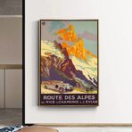 route des alpes poster