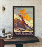 route des alpes poster